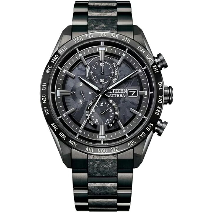 楽天市場】シチズン CITIZEN 腕時計 メンズ アテッサ ブラックチタン 