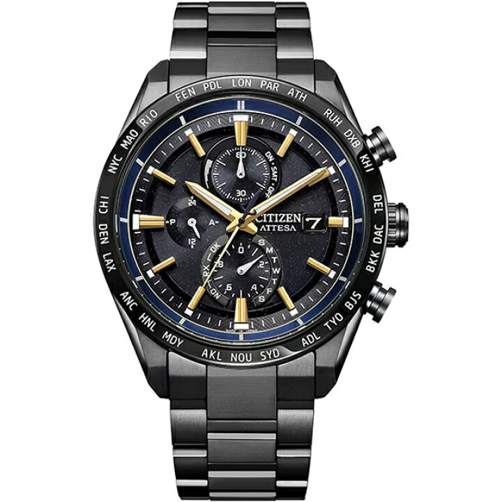 楽天市場】シチズン CITIZEN 腕時計 メンズ アテッサ ブラックチタン 