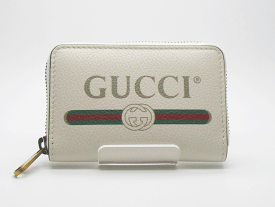 【新品】グッチ(GUCCI) レディース メンズ コインケース カードケース グッチプリント 496319 0GCAT 8820