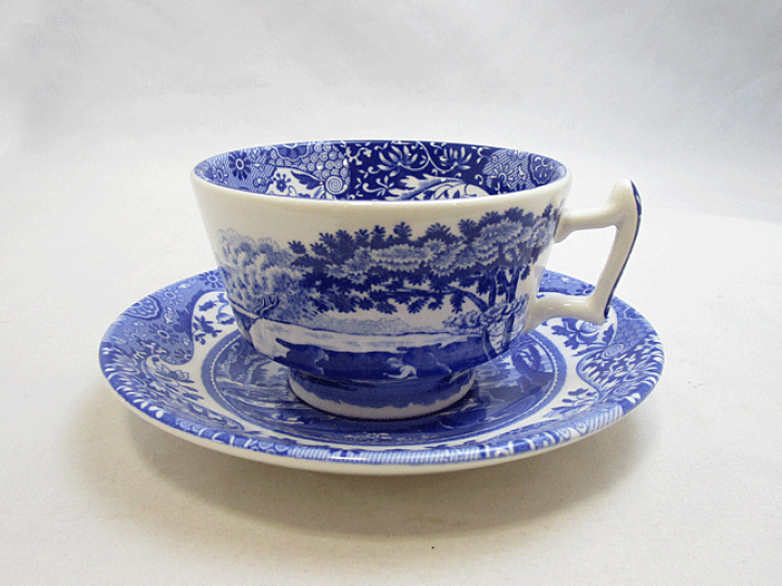 楽天市場】【スポード】ブルーイタリアン ティーカップ＆ソーサー