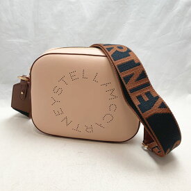 Stella McCartney(ステラ マッカートニー)レディース ショルダーバッグ ロゴ ミニ カメラバッグ ピンク系 700266 W8542 6802【新品】