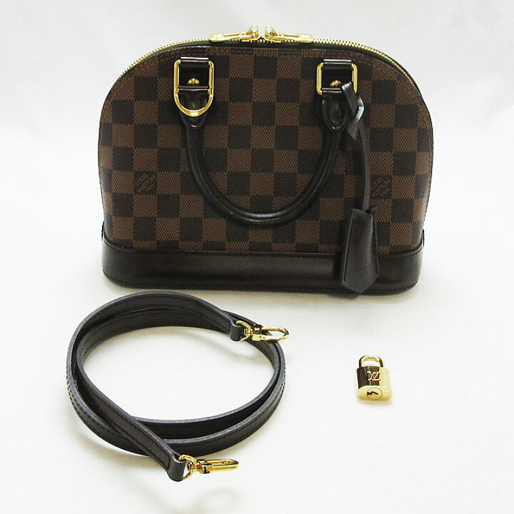 楽天市場】ルイヴィトン LOUIS VUITTON ダミエ アルマ BB ハンドバッグ  