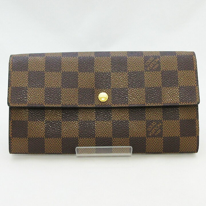 楽天市場】ルイヴィトン LOUISVUITTON ダミエ ポルトフォイユ・サラ 長