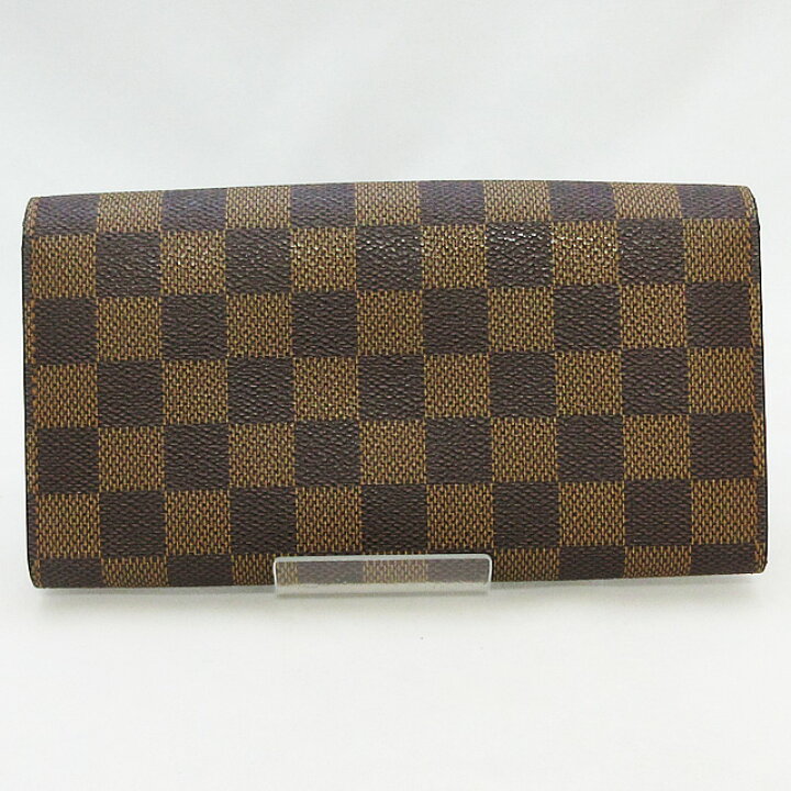 楽天市場】ルイヴィトン LOUISVUITTON ダミエ ポルトフォイユ・サラ 長  