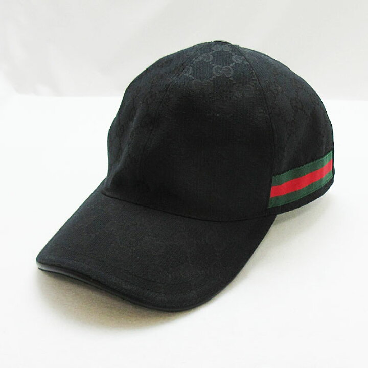 楽天市場】【グッチ】GUCCI 帽子 ベースボール キャップ GG キャンバス 