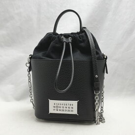 Maison Margiela（メゾンマルジェラ） レディース ハンドバッグ ショルダーバッグ 2WAY バケットバッグ S61WG0035 P4348 T8013ブラック【新品】