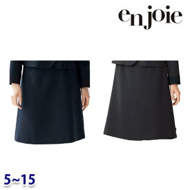 Aラインスカート enjoieアンジョア 56603 事務服 5号から15号 SALEセール 22AW