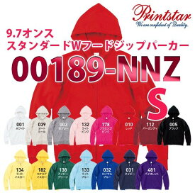 00189-NNZ9.7オンススタンダードWフードジップパーカーSトムスTOMS189プリントスター無地printstar189SALEセール