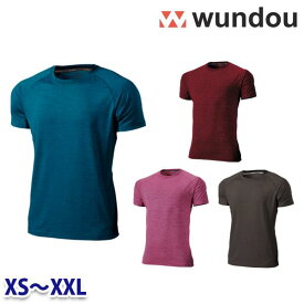 WUNDOU P710 フィットネスTシャツ〔XSからXXL〕 SALEセール22aw☆別料金で刺繍・プリントもできます