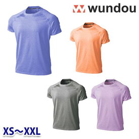 WUNDOU P810 フィットネスストレッチTシャツ〔XSからXXL〕 SALEセール22aw☆別料金で刺繍・プリントもできます