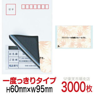 ډBV[ nKLpylیV[z3000 ݂ 1x^Cv c60mm / 95mm