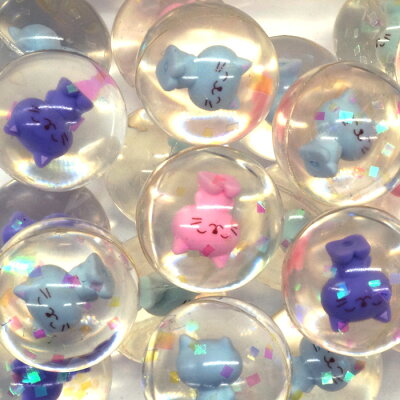 楽天市場 スーパーボール ねこちゃんフィギュア45mm 25個セット おもちゃの三洋堂