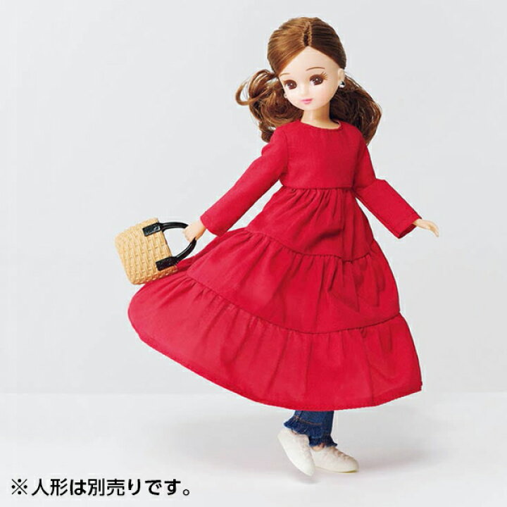 タカラトミー リカちゃん LW-20 VERYコラボ コーディネートドレスセット おもちゃの三洋堂 リカちゃん VERYコラボ ドレス3点セット