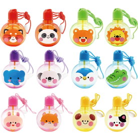 アニマルまんまるシャボン玉ペンダント2【24個セット】(sy3976)