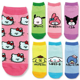 【メール便可】ANKLE SOCKS LADIES サンリオ靴下【全7種】