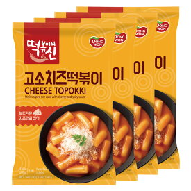 韓国 土産 ドンウォン DONG WON チーズトッポッキ 4袋セット【248115】【5400円以上で送料無料】