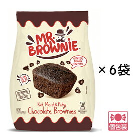【5400円以上で送料無料】 スペイン 土産 ミスターブラウニー チョコレートブラウニー 8個入り 6袋セット 個包装 ばらまき お土産 お菓子 【251187】