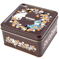 【5400円以上で送料無料】 ギフト hokka ムーミン ビスケット ブラウン缶 ココア お菓子缶 【880161】