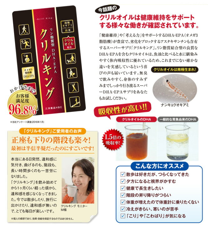 クラシック 三洋薬品 クリルキング クリルオイル Www Anavara Com