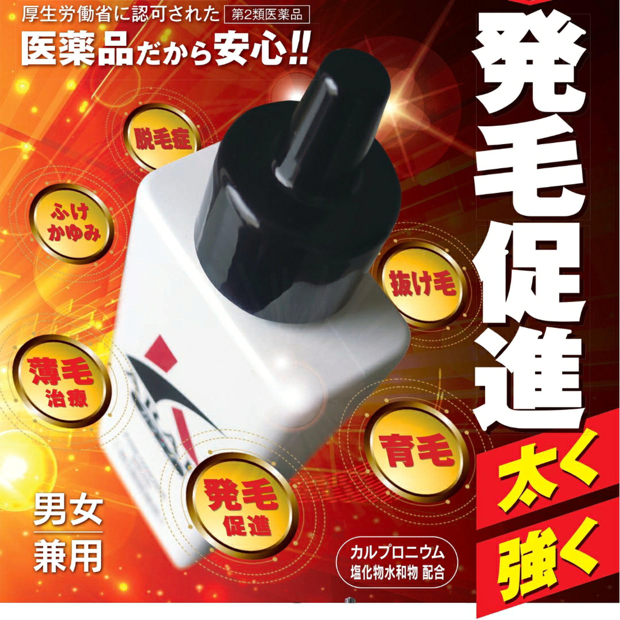 医薬品だから効く！自宅で薄毛治療「カラップ」