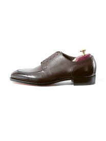 【匠 勘三郎/TAKUMI KANZABURO】スキンステッチUチップ 三陽山長 サンヨウヤマチョウ シューズ・靴 レースアップ・ドレスシューズ ブラウン【送料無料】[Rakuten Fashion]