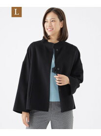 【SALE／21%OFF】【L】ウールライトリバーコート TRANS WORK サンヨー エルサイズ ジャケット・アウター その他のジャケット・アウター ブラック グレー【RBA_E】【送料無料】[Rakuten Fashion]
