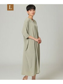 【SALE／36%OFF】【L】【ウォッシャブル】【接触冷感】スーパーヴィヨンワンピース EVEX by KRIZIA サンヨー エルサイズ ワンピース・ドレス ワンピース カーキ ネイビー【RBA_E】【送料無料】[Rakuten Fashion]