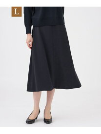 【L】【美シリーズ・セットアップ対応・ウォッシャブル】バックサテンジョーゼットスカート TRANS WORK サンヨー エルサイズ スカート その他のスカート ネイビー ブラック【送料無料】[Rakuten Fashion]