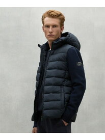 DENALI ニットコンビ アウター / DENALI KNIT MAN ECOALF エコアルフ ジャケット・アウター ブルゾン・ジャンパー ネイビー グレー【送料無料】[Rakuten Fashion]