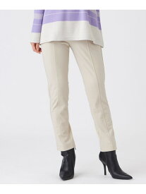 【SALE／45%OFF】【L】【ウォッシャブル】裏起毛ハイテンションクロップドパンツ EVEX by KRIZIA サンヨー エルサイズ パンツ その他のパンツ ブラウン ブラック ベージュ【RBA_E】【送料無料】[Rakuten Fashion]