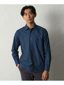 【SALE／45%OFF】ダイヤジャカードシャツ BAKER STREET ベイカー・ストリート トップス シャツ・ブラウス グレー ブルー【RBA_E】【送料無料】[Rakuten Fashion]