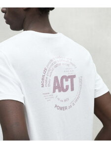 �yWEB����z�o�b�N�v�����g ���b�Z�[�W T�V���c / ACT NOW HOPE T-SHIRT ECOALF �G�R�A���t �g�b�v�X �J�b�g�\�[�ET�V���c �z���C�g�y���������z[Rakuten Fashion]