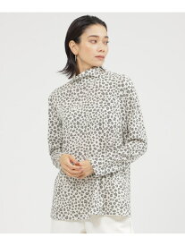 【SALE／50%OFF】【カタログ掲載品】【ウォッシャブル】ミニパンサープリントタートルネックカットソー EVEX by KRIZIA エヴェックス バイ クリツィア トップス カットソー・Tシャツ ブラウン ネイビー グレー【RBA_E】【送料無料】[Rakuten Fashion]