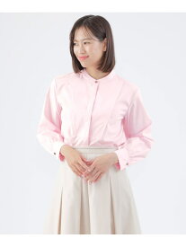 【SALE／66%OFF】【ウォッシャブル】【はっ水】【UV対策】タイプライターバンドカラーシャツ TRANS WORK トランスワーク トップス シャツ・ブラウス ホワイト ブルー ピンク【RBA_E】【送料無料】[Rakuten Fashion]