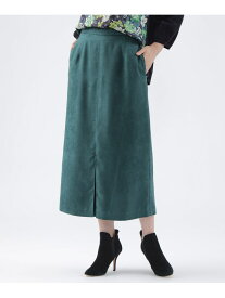 【SALE／70%OFF】【ウォッシャブル】ストレッチスウェードAラインスカート TRANS WORK トランスワーク スカート その他のスカート ベージュ ブラック グリーン【RBA_E】【送料無料】[Rakuten Fashion]