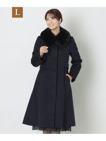 【L】Super170'sウール ロングコート TO BE CHIC サンヨー エルサイズ ジャケット・アウター その他のジャケット・アウター ネイビー【送料無料】[Rakuten Fashion]