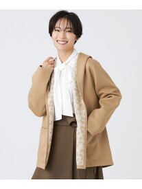 【SALE／30%OFF】【リバーシブル】【ウォッシャブル】レオパードダンボールフーデッドコーディガン EVEX by KRIZIA エヴェックス バイ クリツィア ジャケット・アウター その他のジャケット・アウター ネイビー ベージュ【RBA_E】【送料無料】[Rakuten Fashion]