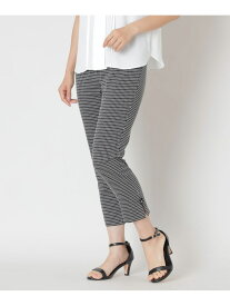 【SALE／67%OFF】ウインドウペン スリムパンツ TO BE CHIC トゥー ビー シック パンツ その他のパンツ ブラック ホワイト【RBA_E】【送料無料】[Rakuten Fashion]