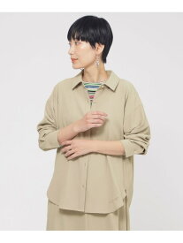 【SALE／52%OFF】【接触冷感】【吸水速乾】【UV対策】【ウォッシャブル】kireriシャツブラウス EVEX by KRIZIA エヴェックス バイ クリツィア トップス シャツ・ブラウス ネイビー ベージュ ブルー【RBA_E】【送料無料】[Rakuten Fashion]