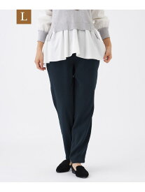 【SALE／59%OFF】【L】【カタログ掲載】【マシンウォッシャブル】ヴィーナスストレッチテーパードパンツ EVEX by KRIZIA サンヨー エルサイズ パンツ その他のパンツ ブラック ネイビー【RBA_E】【送料無料】[Rakuten Fashion]