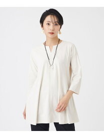 【SALE／40%OFF】【接触冷感・マシンウォッシャブル】ハイゲージメリルハイテンションチュニックカットソー EVEX by KRIZIA エヴェックス バイ クリツィア トップス カットソー・Tシャツ グレー ブラウン ブラック【RBA_E】【送料無料】[Rakuten Fashion]