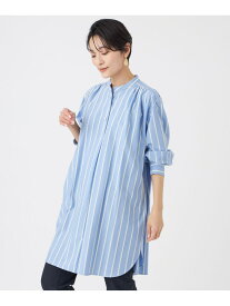【SALE／44%OFF】【カタログ掲載・ウォッシャブル】ハイゲージストライプジャージーチュニックブラウス EVEX by KRIZIA エヴェックス バイ クリツィア トップス シャツ・ブラウス ブルー ピンク【RBA_E】【送料無料】[Rakuten Fashion]