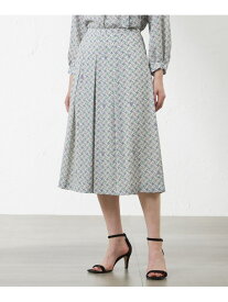【SALE／25%OFF】【Anniversary Piece】【LIBERTY】Ribbon Medallion エアリージョーゼットスカート AMACA アマカ スカート その他のスカート ブラック ホワイト【RBA_E】【送料無料】[Rakuten Fashion]