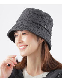 【ウォッシャブル】キルトボアリバーシブルハット TRANS WORK トランスワーク 帽子 ハット ブラック【送料無料】[Rakuten Fashion]