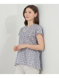【SALE／20%OFF】【LIBERTY】May Morris フレアブラウス AMACA アマカ トップス シャツ・ブラウス ホワイト ブラック【RBA_E】【送料無料】[Rakuten Fashion]