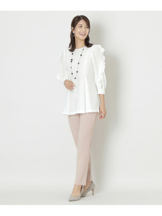 楽天市場】【SALE／47%OFF】フリルスリーブ ブラウス TO BE CHIC 