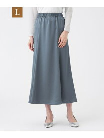 【SALE／38%OFF】【L】【ウォッシャブル】ヴィンテージサテンスカート TRANS WORK サンヨー エルサイズ スカート その他のスカート ネイビー ベージュ【RBA_E】【送料無料】[Rakuten Fashion]
