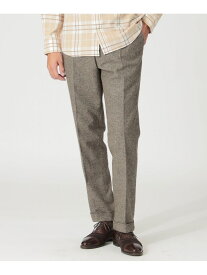 【SALE／63%OFF】【Adjustable Fit】ホームスパンライクトラウザーズ THE SCOTCH HOUSE ザ・スコッチハウス パンツ スラックス・ドレスパンツ ブラウン グレー【RBA_E】【送料無料】[Rakuten Fashion]