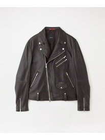 【SALE／30%OFF】エイジングレザーダブルライダース LOVELESS ラブレス ジャケット・アウター ライダースジャケット ブラウン【RBA_E】【送料無料】[Rakuten Fashion]