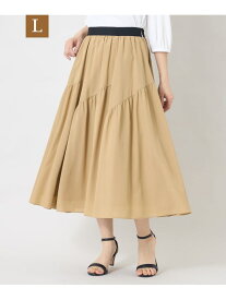 【SALE／42%OFF】【L】ヴェールパネル スカート TO BE CHIC サンヨー エルサイズ スカート その他のスカート ブラック ベージュ【RBA_E】【送料無料】[Rakuten Fashion]